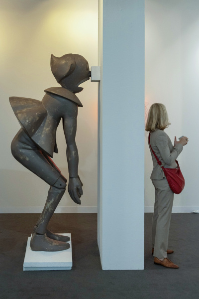 The Italian, No Nose Version (2019) von Cosina von Bonin an der Art Basel, am 11. Juni 2019. © KEYSTONE/Georgios Kefalas