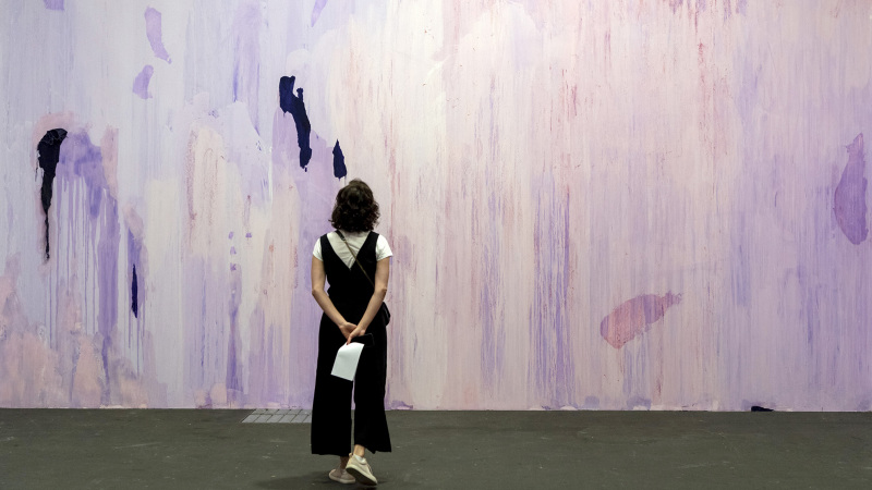 Penetrable (2019) von Thu Van Tran an der Art Unlimited Basel, am 11. Juni 2019. © KEYSTONE/Georgios Kefalas