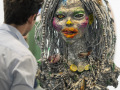 MV1 (2013) von Ashley Bickerton an der Art Basel, am 17. Juni 2014. © KEYSTONE/Georgios Kefalas