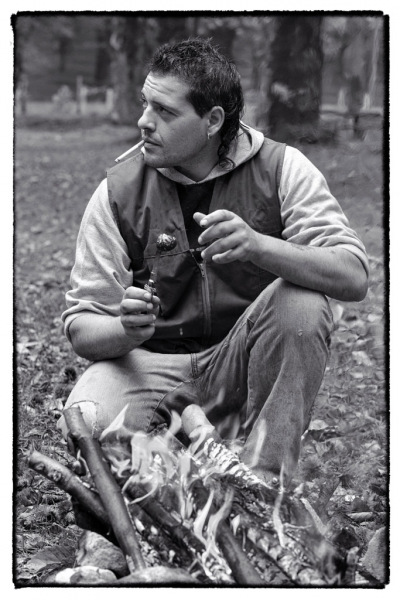 Kastanienernte 