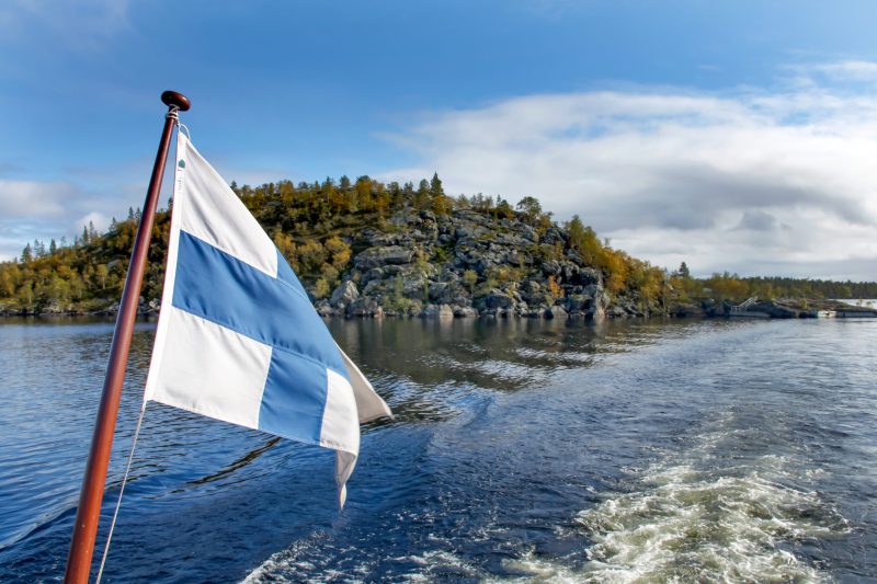 Ausflug mit der M/S Inari zur Insel Ukonkivi auf dem Inari-See in Inari, Lappland, Finnland, 27. August 2010. (Foto: Georgios Kefalas)
