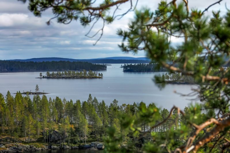 Ausflug mit der M/S Inari zur Insel Ukonkivi auf dem Inari-See in Inari, Lappland, Finnland, 27. August 2010. (Foto: Georgios Kefalas)